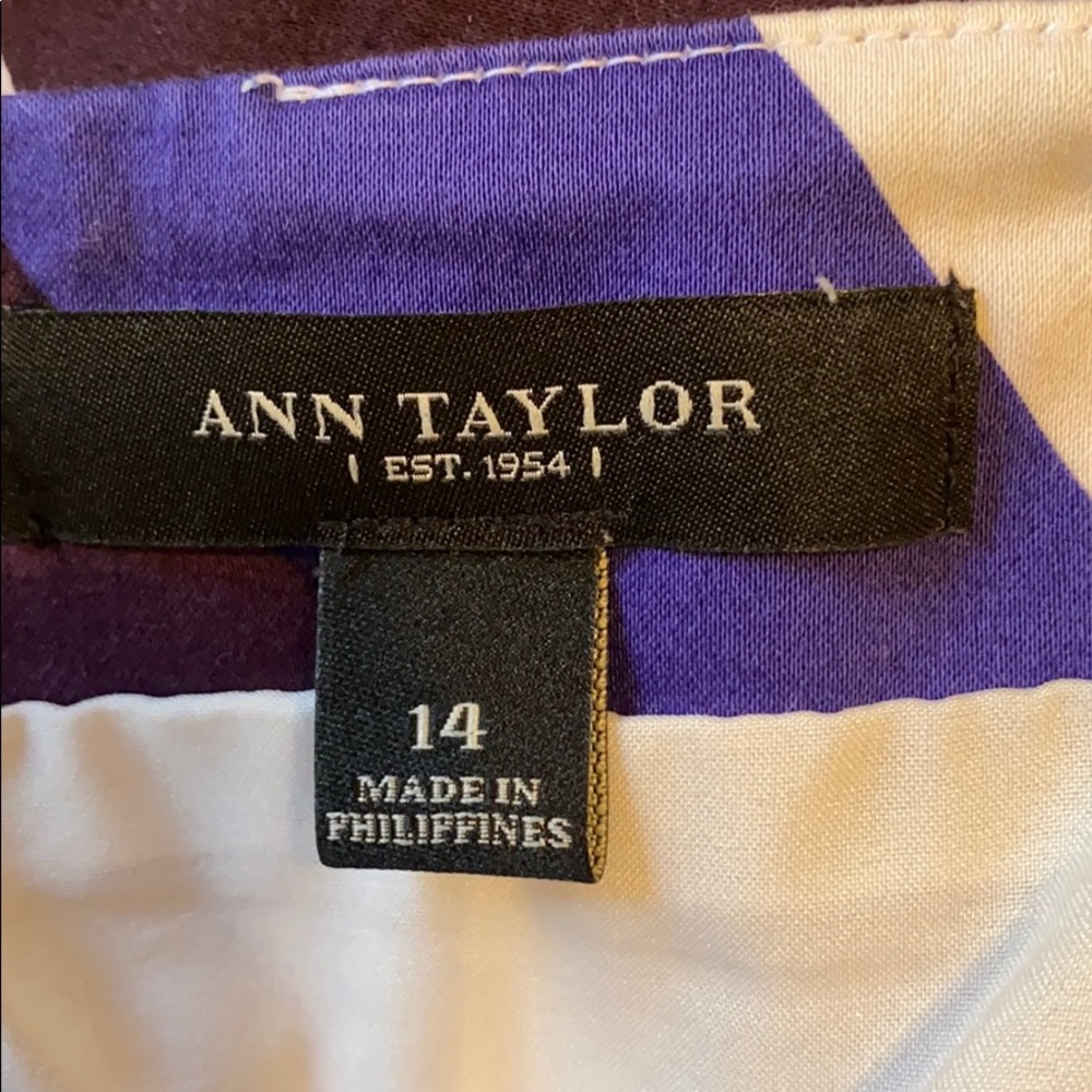 🎉HP🎉EUC Ann Taylor pencil skirt size 14 - Picture 3 of 5